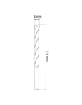 Broca 4x75mm img01